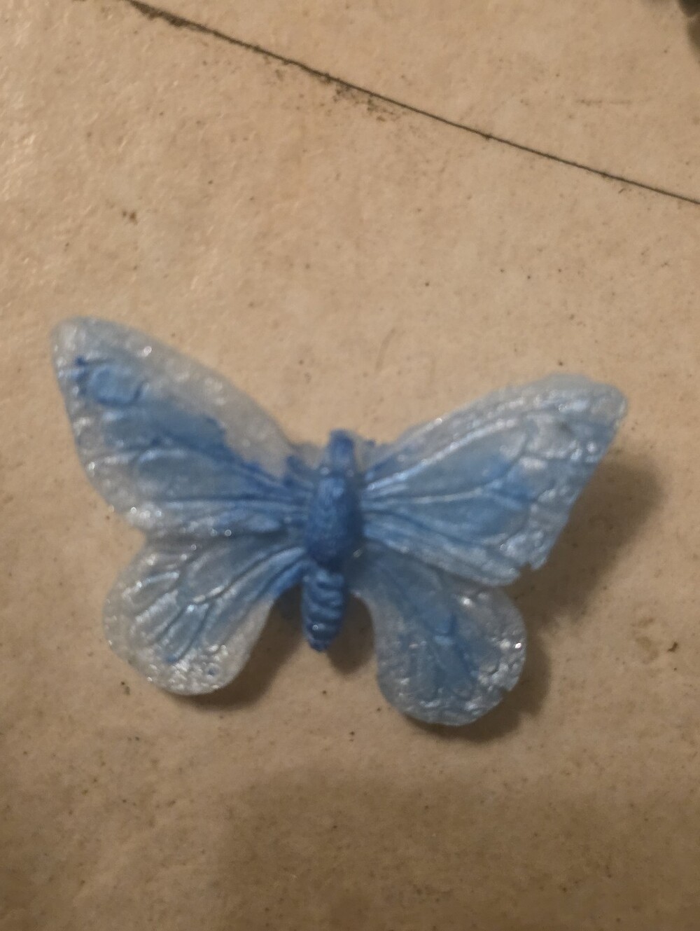 Powder Blue Butterfly Brooch